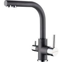 Смеситель для кухни Paulmark Essen Es213011-402 Серый металлик — фото 1, Смесители для кухни