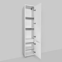 Шкаф пенал AM.PM Like 35 R M80CHR0356WG подвесной Белый — фото 3, Пеналы для ванной комнаты