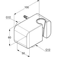 Товар: Душевая система Kludi Bozz 386710576 Хром - фото 15 Душевая система Kludi Bozz 386710576 Хром — фото 15, Встраиваемые душевые комплекты