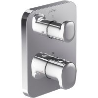 Смеситель для душа Jacob Delafon Modulo E75389-CP с термостатом Хром — фото 1, Смеситель для душа