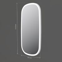 Товар: Зеркало AM.PM Func 65 M8FMOX0651WGH с подсветкой с ИК-сенсорным выключателем - фото 9 Зеркало AM.PM Func 65 M8FMOX0651WGH с подсветкой с ИК-сенсорным выключателем — фото 9, Зеркала в ванную комнату