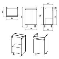 Товар: Тумба с раковиной Misty Енисей 50 УТ000009441 Белая - фото 7 Тумба с раковиной Misty Енисей 50 УТ000009441 Белая — фото 7, Мебель для ванной