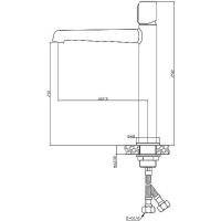Смеситель для раковины Agger Slim A2212100 Хром — фото 9, Смесители для раковины