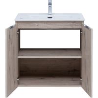 Тумба под раковину Aquanet Алвита New 70 303906 подвесная Дуб веллингтон белый — фото 6, Тумбы под раковину