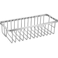 Полка корзина Omnires Uni UN3629CR Хром — фото 1, Полки для ванной и душа