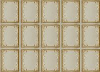 Обои Grandeco Icon IC 1103 Винил на флизелине (0,53*10,05) Бежевый, Вензель/Клетка — фото 2, Обои для стен