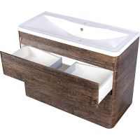 Тумба под раковину Style Line Атлантика 100 Люкс Plus ЛС-00000614 Старое дерево — фото 3, Мебель для ванной