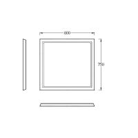 Товар: Зеркало Kerama Marazzi Pompei 80 PO.mi.80\BLK с подсветкой Черное глянцевое с бесконтактным выключателем - фото 3 Зеркало Kerama Marazzi Pompei 80 PO.mi.80\BLK с подсветкой Черное глянцевое с бесконтактным выключателем — фото 3, Мебель для ванной