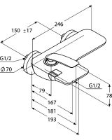 Товар: Смеситель для ванны Kludi Balance 524450575 Хром - фото 7 Смеситель для ванны Kludi Balance 524450575 Хром — фото 7, Смесители