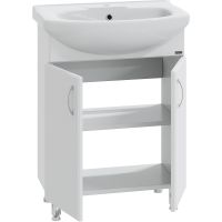 Тумба под раковину СанТа Элеганс 65 201102 Белая — фото 2, Тумбы под раковину