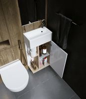 Товар: Тумба с раковиной 1MarKa Laura 40Н R У85931 Дуб сонома Белый глянец - фото 4 Тумба с раковиной 1MarKa Laura 40Н R У85931 Дуб сонома Белый глянец — фото 4, Тумбы с раковиной