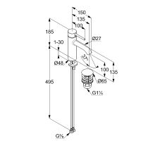 Товар: Смеситель для раковины Kludi Bozz 382883976 Черный матовый - фото 2 Смеситель для раковины Kludi Bozz 382883976 Черный матовый — фото 2, Смесители для раковины
