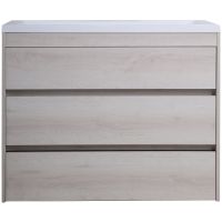 Тумба под раковину Art&Max Family-1000-3C-PIA-PB Сканди — фото 1, Мебель для ванной