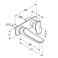 Товар: Смеситель для раковины Kludi Ambienta 532440575 Хром - фото 5 Смеситель для раковины Kludi Ambienta 532440575 Хром — фото 5, Смесители