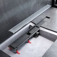 Душевой лоток AM.PM PrimeFlow 80 W02SC-P11-080-01SB с решеткой Хром матовый Cut Gradient — фото 9, Душевые лотки