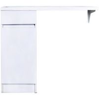 Тумба с раковиной Orange Optima 100 OPK-40TUW+RAL Белый глянец — фото 1, Тумбы с раковиной