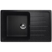 Кухонная мойка Ulgran Classic U-400-308 Черная — фото 1, Кухонные мойки