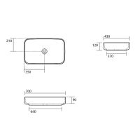 Товар: Раковина-чаша Kerasan Tribeca 70 460230 Белая матовая - фото 2 Раковина-чаша Kerasan Tribeca 70 460230 Белая матовая — фото 2, Раковины