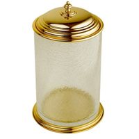 Ведро для мусора Boheme Palazzo Bianco 10108 Золото — фото 1, Мусорные ведра