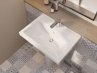 Товар: Раковина Santeri Визит 55 1.3115.3.S00.11B.0 Белая - фото 5 Раковина Santeri Визит 55 1.3115.3.S00.11B.0 Белая — фото 5, Раковины подвесные