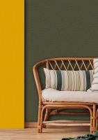 Обои Zambaiti Parati Savana 77512 Винил на флизелине (0,53*10,05) Желтый/Оранжевый, Линии/Рогожка — фото 3, Обои для стен