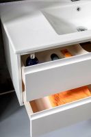 Тумба под раковину Boheme Armadi Art Capolda 100 849-100-W подвесная Белая — фото 3, Мебель для ванной