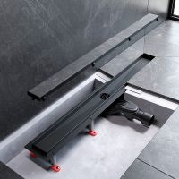 Душевой лоток AM.PM MasterFlow 80 W01SC-U11-080-04BM с Черной матовой решеткой / под плитку Tile — фото 19, Душевые лотки