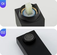 Смеситель для раковины Gappo G17-6 G1017-16 Черный матовый — фото 2, Смесители для раковины