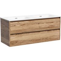 Тумба под раковину Sancos Libra 120 LB120-2ECH подвесная Дуб чарльстон — фото 1, Тумбы под раковину