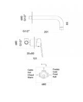 Смеситель для раковины Webert Sax Evolution SE830606740 Белый матовый — фото 2, Смесители для раковины