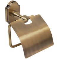 Держатель туалетной бумаги Veragio Stanford VR.STD-7781.BR с крышкой Бронза — фото 1, Держатели туалетной бумаги