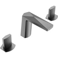 Смеситель для раковины Boheme Venturo 150-GM-TOUCH Оружейная сталь — фото 1, Смесители