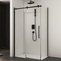 Товар: Душевой уголок Black&White Stellar Wind S808 100х90 8089010 профиль Черный матовый стекло прозрачное - фото 2 Душевой уголок Black&White Stellar Wind S808 100х90 8089010 профиль Черный матовый стекло прозрачное — фото 2, Душевые уголки