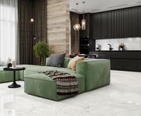 Керамогранит Laparet Emil White светло-серый полированный 60x120 см — фото 3, Керамогранит