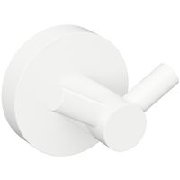 Крючок Bemeta White 104106034 двойной Белый матовый — фото 1, Крючки для полотенец