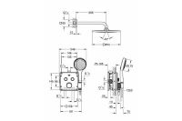 Товар: Душевая система Grohe SmartControl 34742000 с термостатом Хром - фото 2 Душевая система Grohe SmartControl 34742000 с термостатом Хром — фото 2, Встраиваемые душевые комплекты