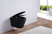 Унитаз Esbano Clavel ESUPCLAVBM подвесной Черный матовый с сиденьем Микролифт — фото 10, Подвесные унитазы