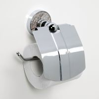 Держатель туалетной бумаги WasserKRAFT Nau K-7725 с крышкой Хром — фото 2, Держатели туалетной бумаги