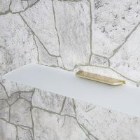 Товар: Стеклянная полка WasserKRAFT Aisch K-5924 Золото матовое - фото 3 Стеклянная полка WasserKRAFT Aisch K-5924 Золото матовое — фото 3, Полки для ванной и душа