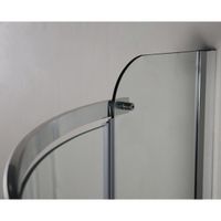 Душевой уголок Grossman GR-7090 190х90 профиль Хром стекло прозрачное — фото 2, Душевые уголки