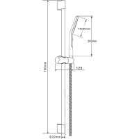 Товар: Душевой гарнитур Orange O-Shower OS810cr Хром - фото 4 Душевой гарнитур Orange O-Shower OS810cr Хром — фото 4, Душевые гарнитуры