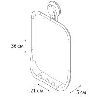Товар: Косметическое зеркало Grampus Element GR-7421 Белое - фото 2 Косметическое зеркало Grampus Element GR-7421 Белое — фото 2, Косметические зеркала