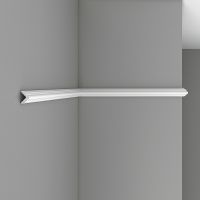 Молдинг угловой Decomaster DP 332 2400x28x28 мм — фото 2, Молдинги