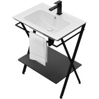 Товар: Консоль под раковину Kerama Marazzi Piano Next 65 PIA.N.65\BLK Черная матовая - фото 3 Консоль под раковину Kerama Marazzi Piano Next 65 PIA.N.65\BLK Черная матовая — фото 3, Мебель для ванной