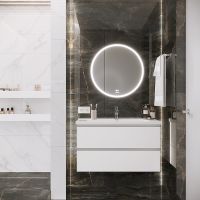 Товар: Зеркало Laparet Electra 70 electra.D70 с подсветкой с сенсорным выключателем и подогревом - фото 5 Зеркало Laparet Electra 70 electra.D70 с подсветкой с сенсорным выключателем и подогревом — фото 5, Мебель для ванной