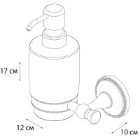 Товар: Дозатор для жидкого мыла Grampus Alfa GR-9512 Бронза - фото 2 Дозатор для жидкого мыла Grampus Alfa GR-9512 Бронза — фото 2, Дозаторы