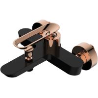 Смеситель для ванны Bien Hermes BB01009406 Черный Розовое золото — фото 1, Смесители