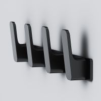 Товар: Вешалка для полотенец AM.PM Func A8F35922 Черная матовая - фото 4 Вешалка для полотенец AM.PM Func A8F35922 Черная матовая — фото 4, Крючки для полотенец