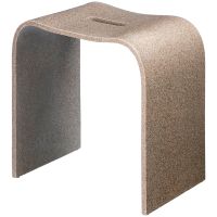 Стульчик для ванной Geralis T-S-V Песочный с вырезом — фото 1, Сиденья