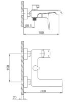 Смеситель для ванны Gappo G50 G3250-8 Хром — фото 9, Смесители